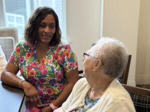 Donetta Harris and Martha