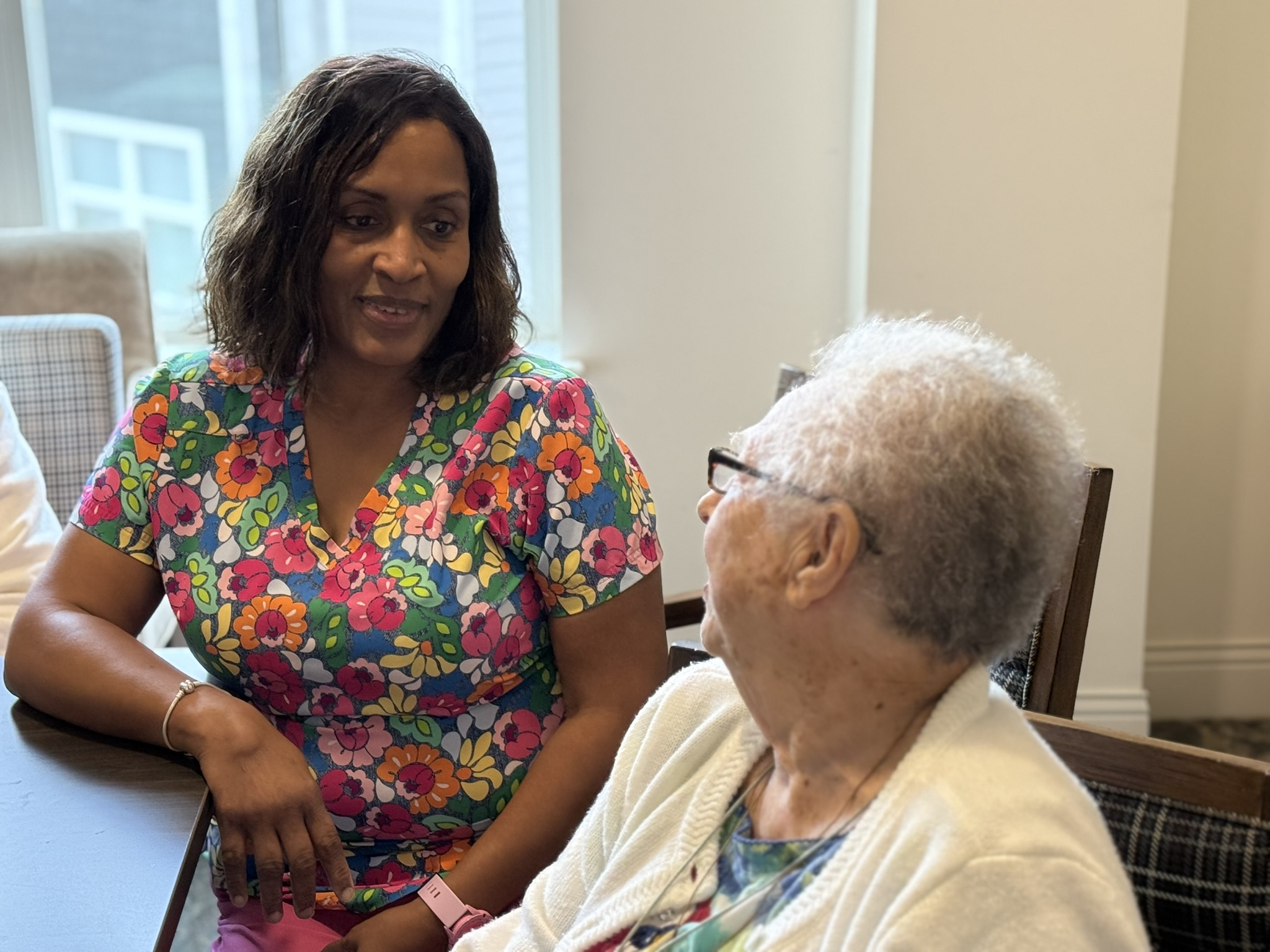 Donetta Harris and Martha